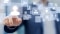 Technical support concept, business person touching helpdesk icon on screen, hotline assistance service available by phone, chat, email or online to solve incident with computer software, smartphone; Shutterstock ID 1208595895; Purchase Order: 031